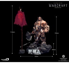 Warcraft Film Universe Durotan Big-Budget Premium Statue 72 cm